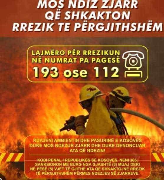 APEL NGA NJËSIA PROFESIONALE PËR ZJARRFIKJE DHE SHPËTIM