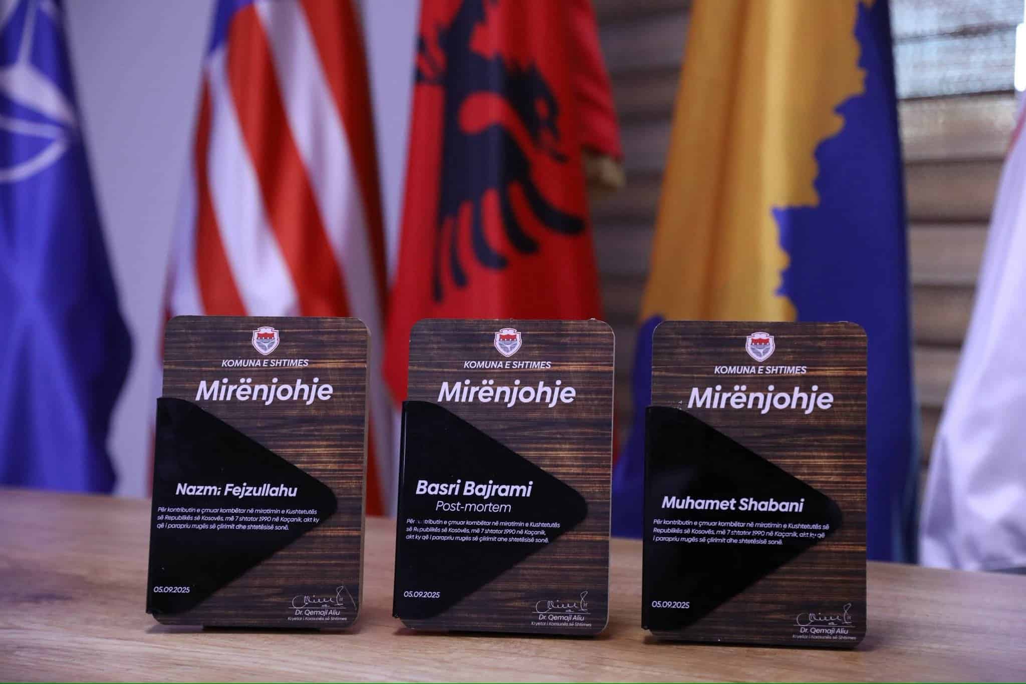 Për herë të parë, Komuna e Shtimes nderon deputetët e saj të Kushtetutës së Kaçanikut